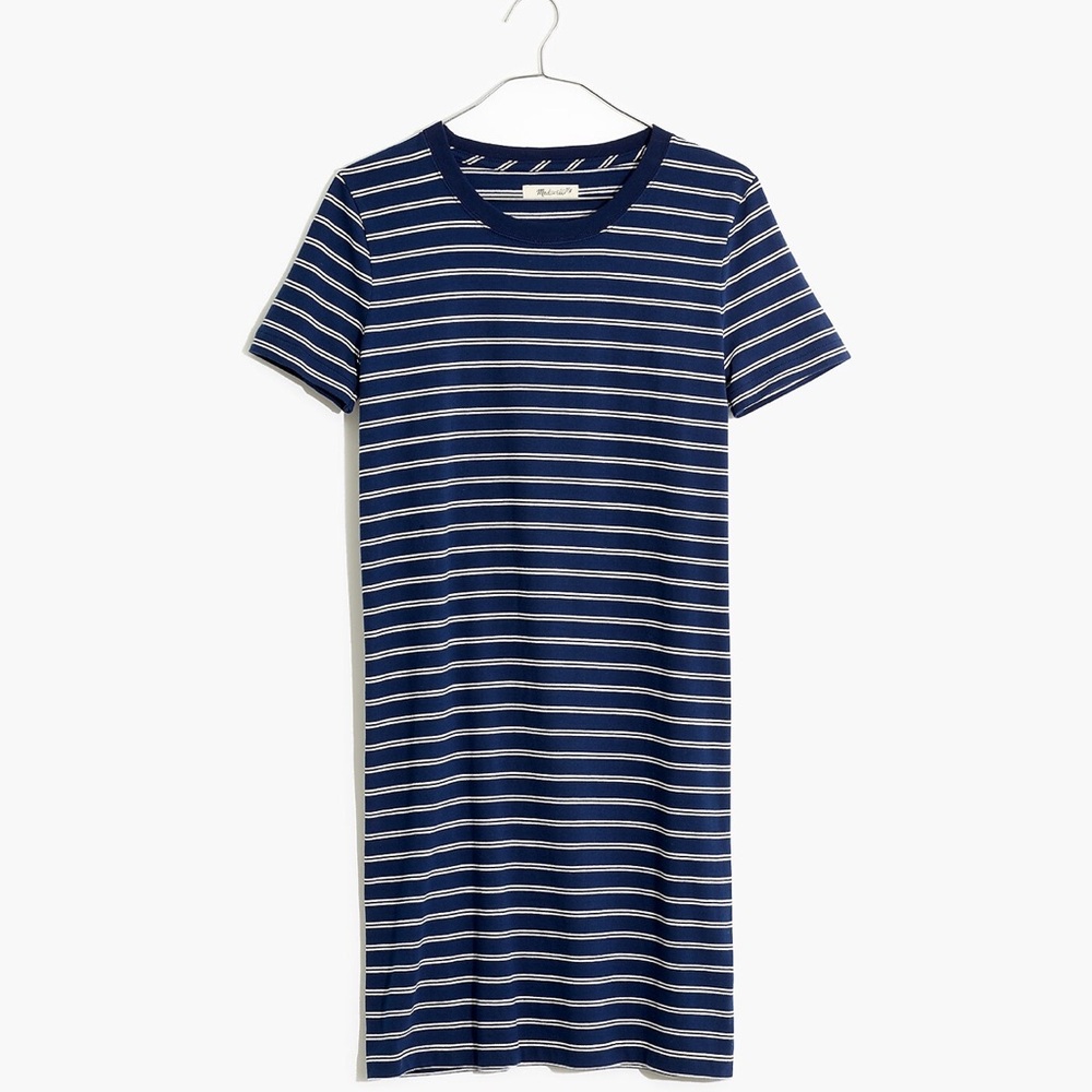 Madewell Stripped Cotton Tee Dress